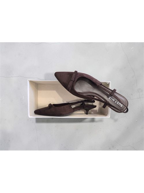 slingback suede fiocchetto SUSY MIX | S101ESPRESSO